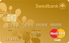 Betal- och kreditkort MasterCard Guld